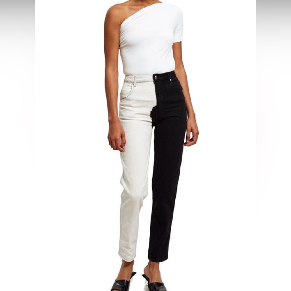 Two Tone Tapered El Jean by Eckhaus Latta